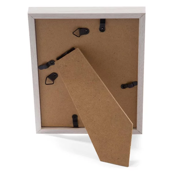 Holz Bilderrahmen Verona (MDF) 13x18 cm | weiß | Normalglas (2 mm)