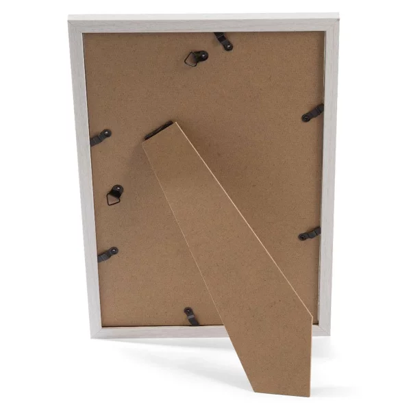 Holz-Bilderrahmen Verona (MDF) 20x30 cm | weiß | Normalglas (2 mm)