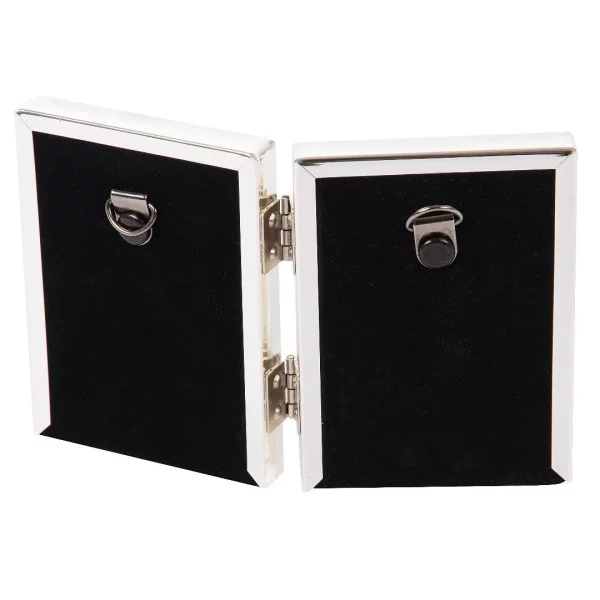 Doppel-Fotorahmen "Fine" 2x 6x9 cm | silber | Normalglas (2 mm)