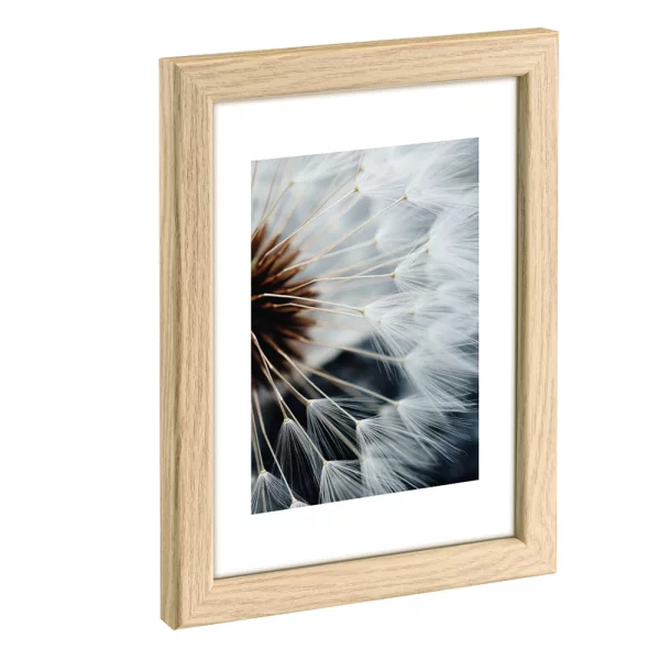 Kunststoff Bilderrahmen Breeze 30x40 cm | Eiche | Normalglas (2 mm)