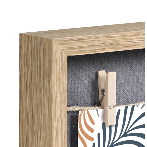 Bilderrahmen Muro mit Schnur und Klammern 16,5 x 21,5 cm | Eiche