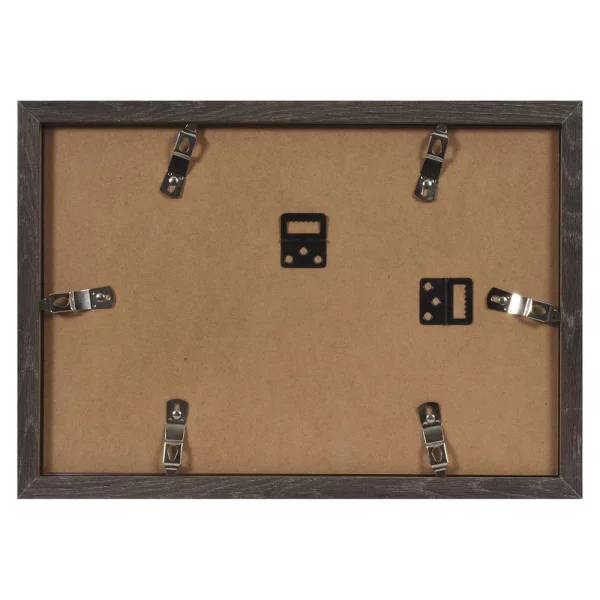 Holz Bilderrahmen Modern für mehrere Bilder 2x13x18 cm | dunkelgrau | Normalglas (2 mm)