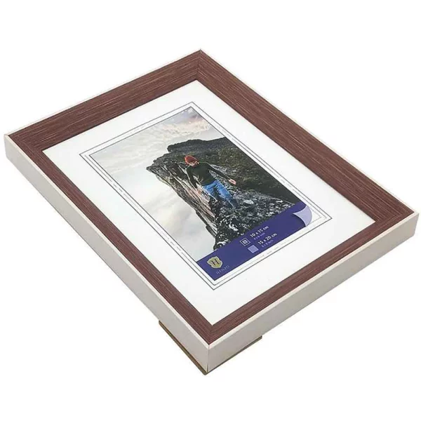 Kunststoff Bilderrahmen Edge 15x20 cm | rot | Normalglas (2 mm)
