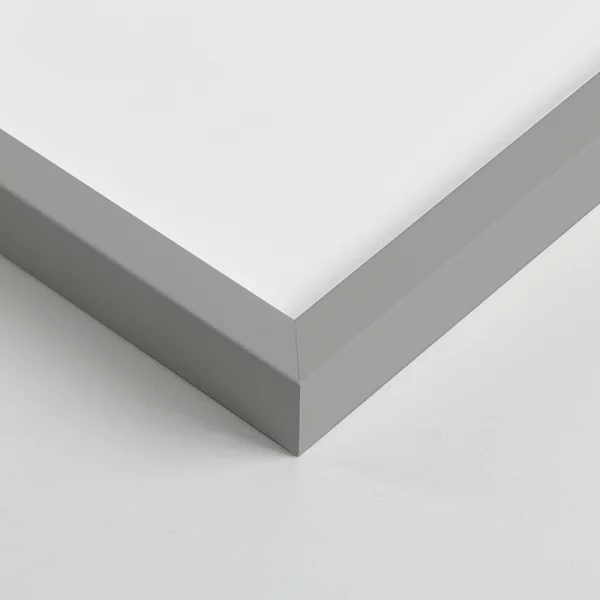 Holz Bilderrahmen Corvian 21x29,7 cm (A4) | Grau | Normalglas (2 mm)