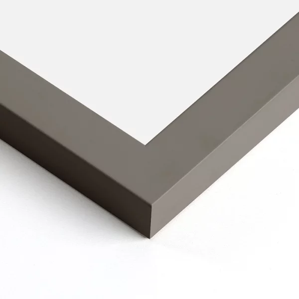 Holz Bilderrahmen Kaelis 21x29,7 cm (A4) | Dunkelgrau | Normalglas (2 mm)