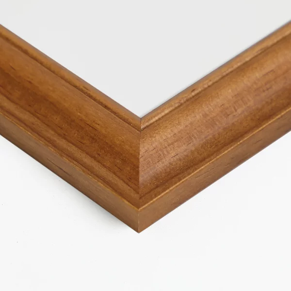 Holz Bilderrahmen Lunex 21x29,7 cm (A4) | Hellbraun | Normalglas (2 mm)