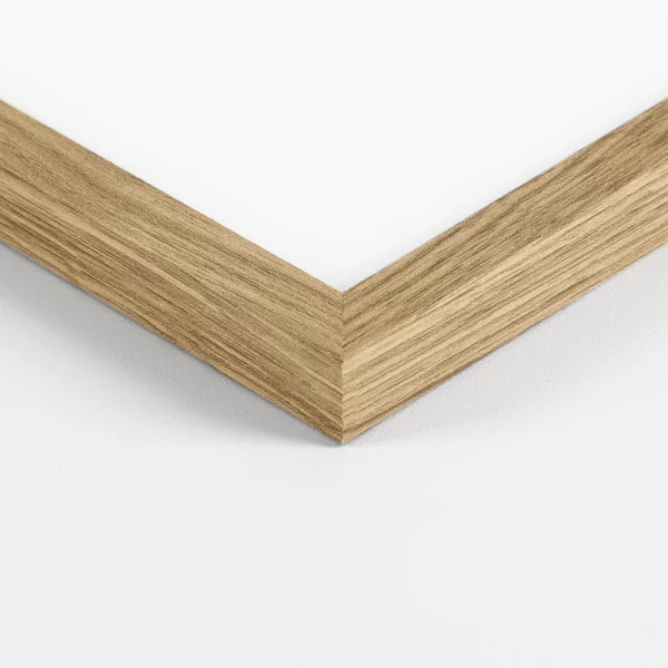 MDF Bilderrahmen Eloura 50x70 cm | Eiche dunkel | Kunstglas (1 mm)