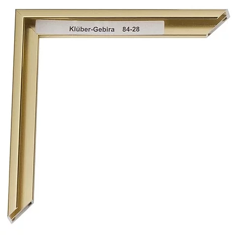 Cadre en aluminium Carlos 20x30 cm | or clair brillant, dos brossé | verre standard (2 mm)