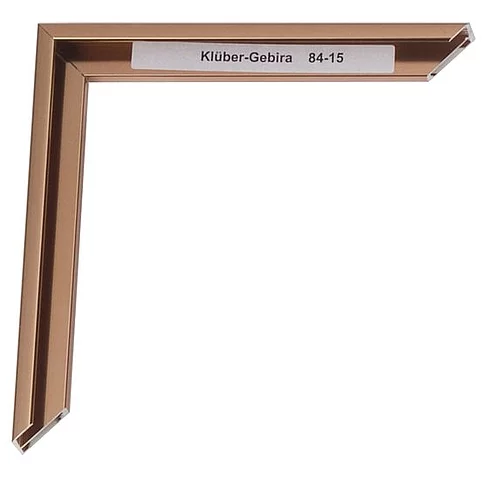 Cadre en aluminium Carlos 20x30 cm | cuivre brillant, dos brossé | verre standard (2 mm)