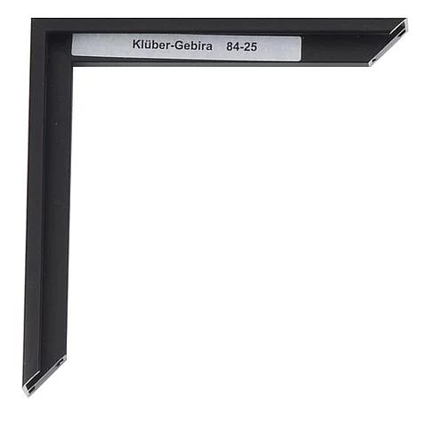 Cadre en aluminium Carlos 20x30 cm | noir mat, dos brossé | verre standard (2 mm)
