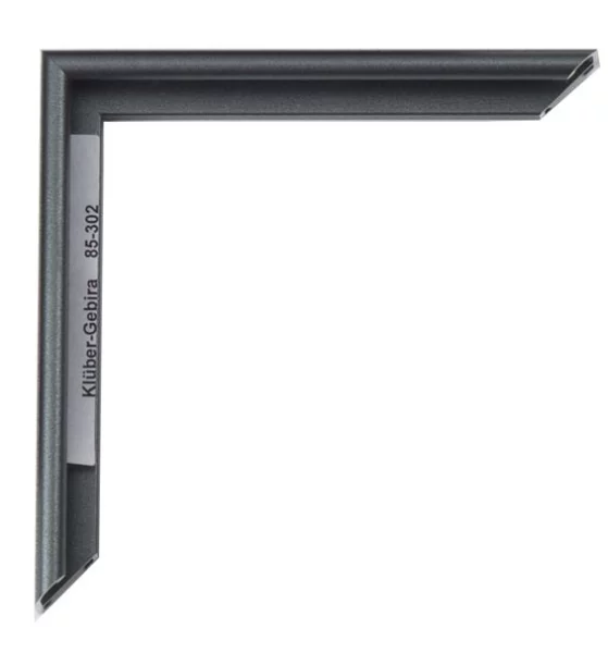 Cadre en aluminium Miguel sur mesure argent Florentin (mordancé) | verre standard (2 mm)