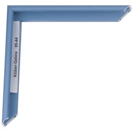 Cadre en aluminium Miguel 20x30 cm | bleu danois | verre standard (2 mm)