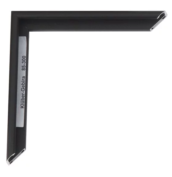 Cadre en aluminium Miguel 20x30 cm | noir Florentin (mordancé) | verre standard (2 mm)