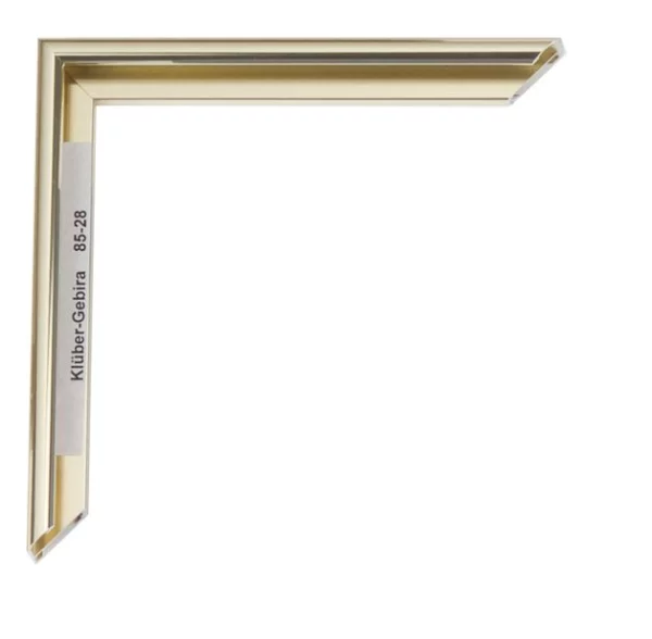 Cadre en aluminium Miguel 20x30 cm | or clair brillant, dos brossé | verre standard (2 mm)