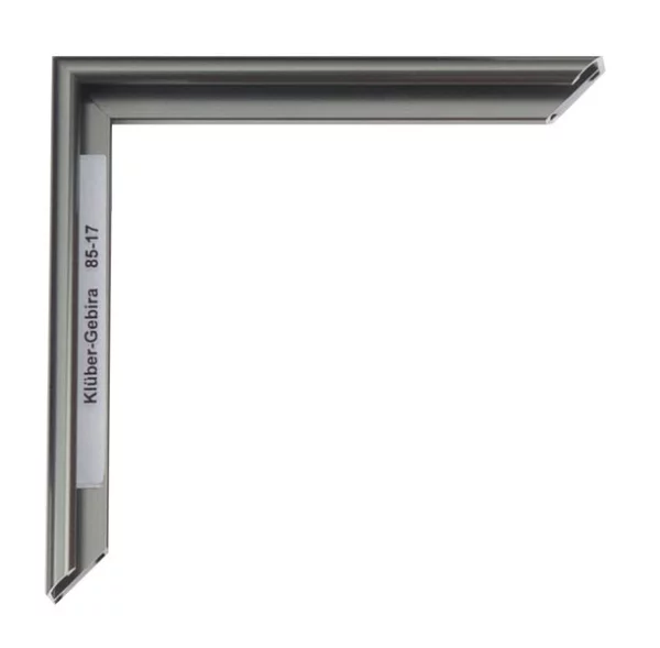 Cadre en aluminium Miguel 20x30 cm | Étain gris mat, dos brossé | verre standard (2 mm)