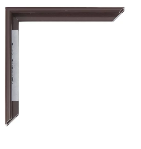 Cadre en aluminium Miguel 20x30 cm | cacao | verre standard (2 mm)