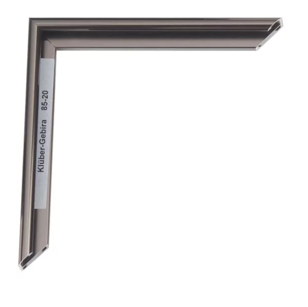 Cadre en aluminium Miguel 20x30 cm | gris contraste brillant, dos brossé | verre standard (2 mm)