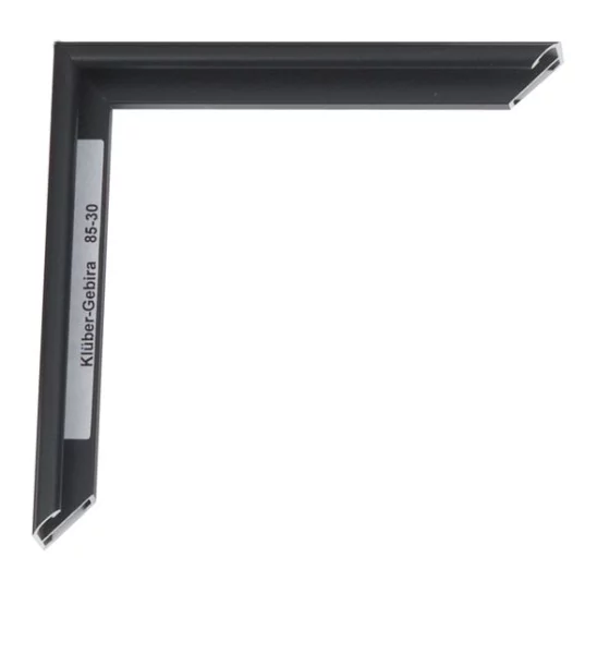 Cadre en aluminium Miguel 20x30 cm | noir corbeau, mat | verre standard (2 mm)