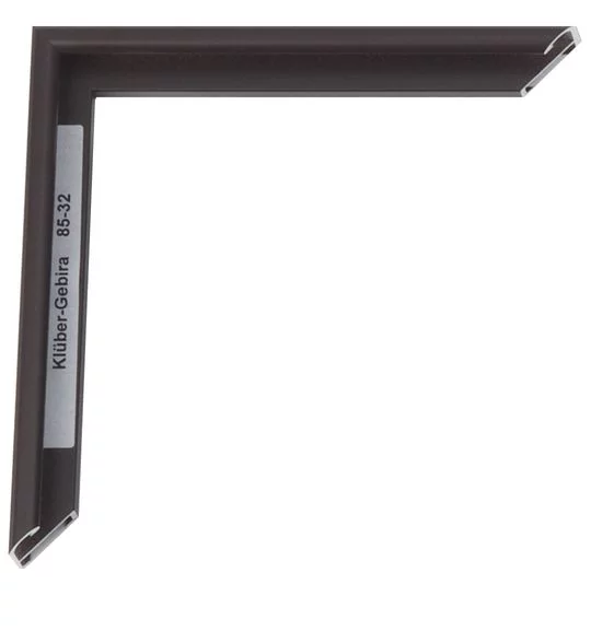 Cadre en aluminium Miguel 20x30 cm | brun noir | verre standard (2 mm)