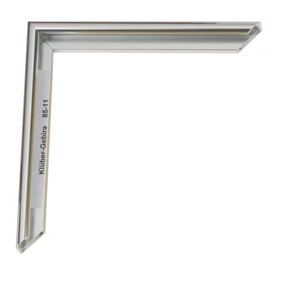 Cadre en aluminium Miguel 20x30 cm | argent brillant, dos brossé | verre standard (2 mm)