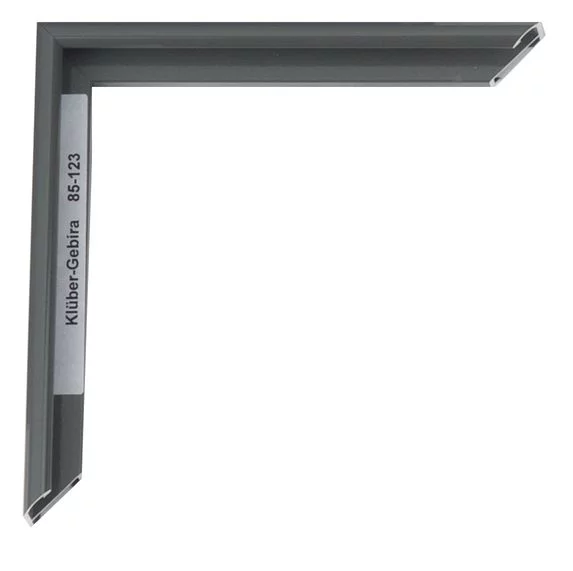 Cadre en aluminium Miguel 20x30 cm | gris uniforme | verre standard (2 mm)