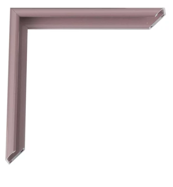 Alu Bilderrahmen Enzo 42x59,4 cm (A2) | Altrosa | Normalglas (2 mm)
