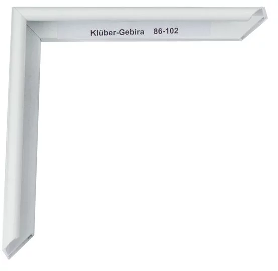 Alu-Bilderrahmen Enzo 20x30 cm | Gletscherweiß | Normalglas (2 mm)