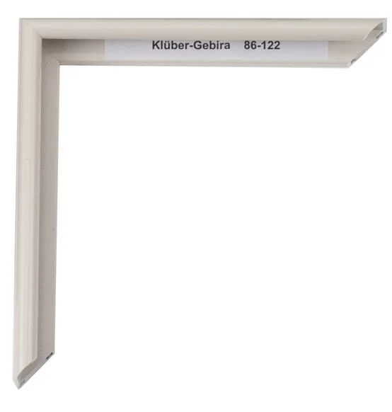 Alu Bilderrahmen Enzo 42x59,4 cm (A2) | Pastellcreme | Normalglas (2 mm)