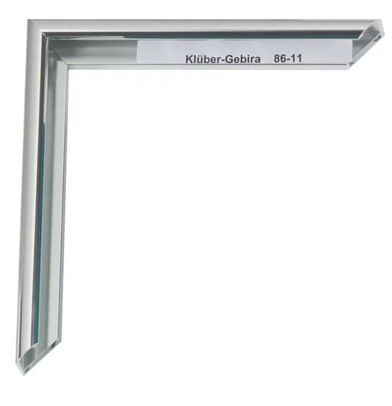 Cadre en aluminium Enzo 20x30 cm | argent brillant, dos brossé | verre standard (2 mm)
