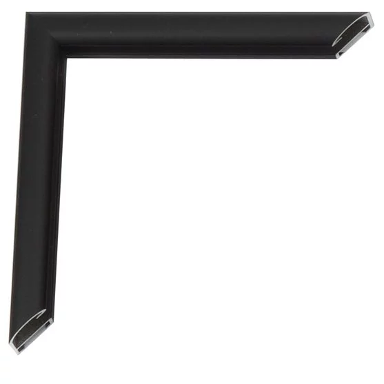 Alu-Bilderrahmen Pedro 42x59,4 cm (A2) | Florentiner Schwarz (geätzt) | Normalglas (2 mm)