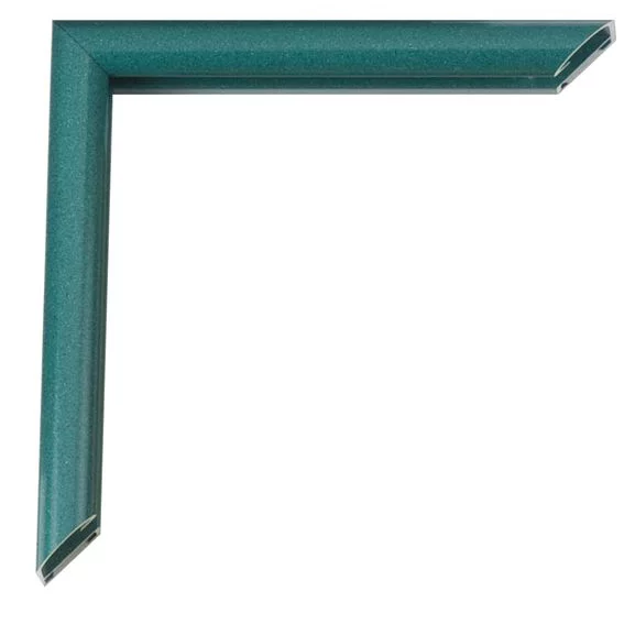 Alu-Bilderrahmen Pedro 42x59,4 cm (A2) | Geo-Grün | Normalglas (2 mm)