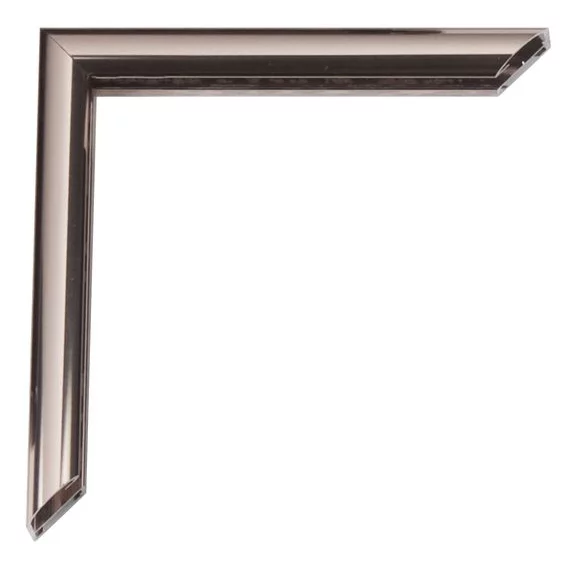 Alu-Bilderrahmen Pedro 42x59,4 cm (A2) | Zimt glänzend, Rücken gebürstet | Normalglas (2 mm)