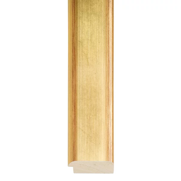 Marco de madera Ceuta 60x80 cm | Gold-Rotbraun | Vidrio sintético (2 mm)