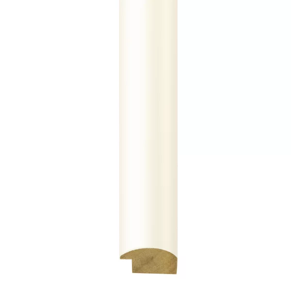 Cadre en bois Arucas sur mesure blanc | verre standard (2 mm)