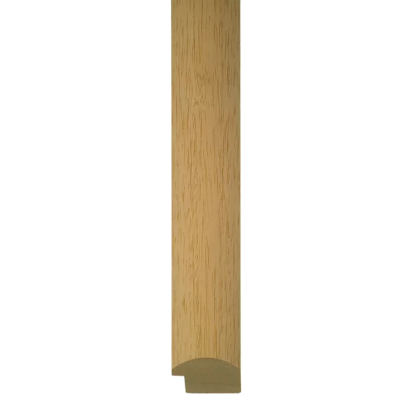 Cornice in legno Tarragona su misura aste in legno grezzo | Vetro standard (2 mm)