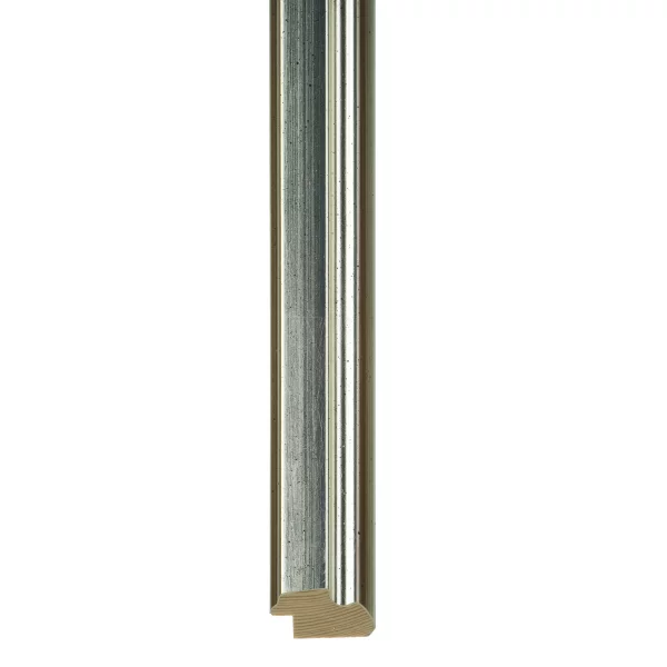 Holzrahmen Estepona nach Mass Altsilber, Hellsilber | Normalglas (2 mm)