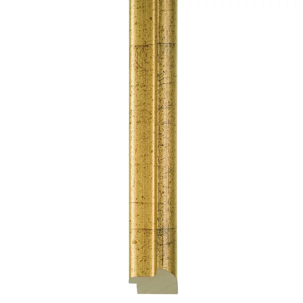Cadre en bois San Fernando 40x60 cm | or, noir rouge brossé | verre standard (2 mm)
