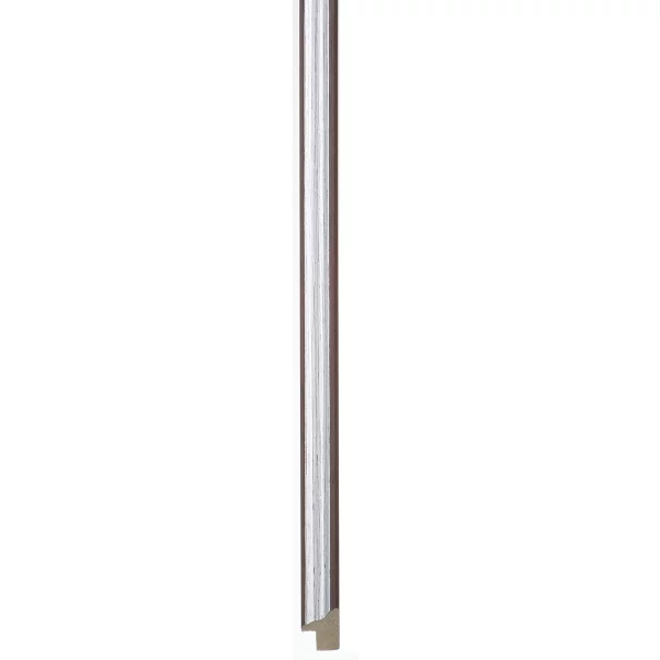 Marco de madera San Fernando 20x30 cm | marrón-plata | Vidrio normal (2 mm)