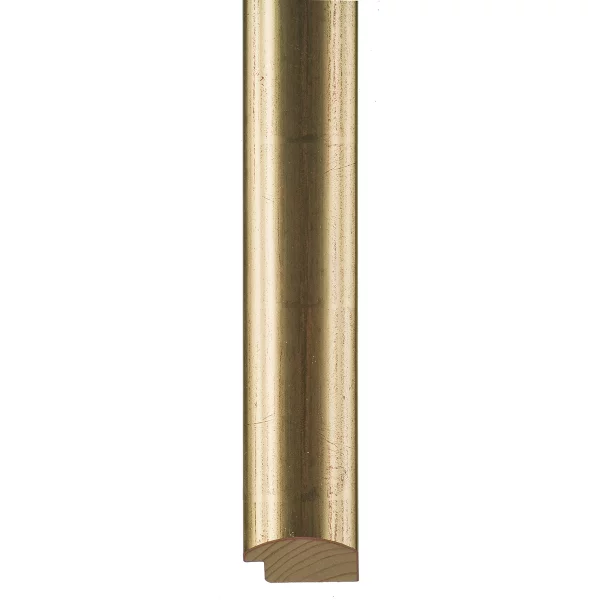 Houten kader Ferrol op maat imitatie echt goud, gefolieerd | normaal glas (2 mm)