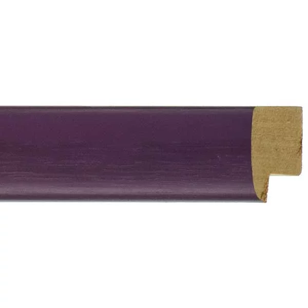Cadre en bois Calvia sur mesure lilas | verre standard (2 mm)