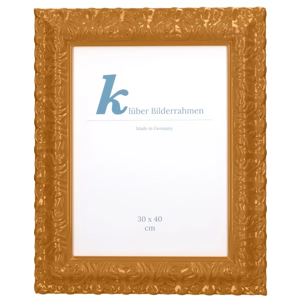Barockrahmen Salamanca Color 50x60 cm | Caramel (198) | Normalglas (2 mm)