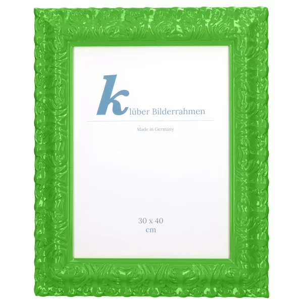 Barockrahmen Salamanca Color 70x100 cm | Green (157) | Kunstglas (2 mm)
