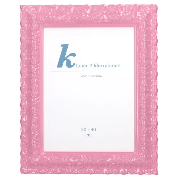 Barockrahmen Salamanca Color 50x60 cm | Light Pink (052) | Normalglas (2 mm)