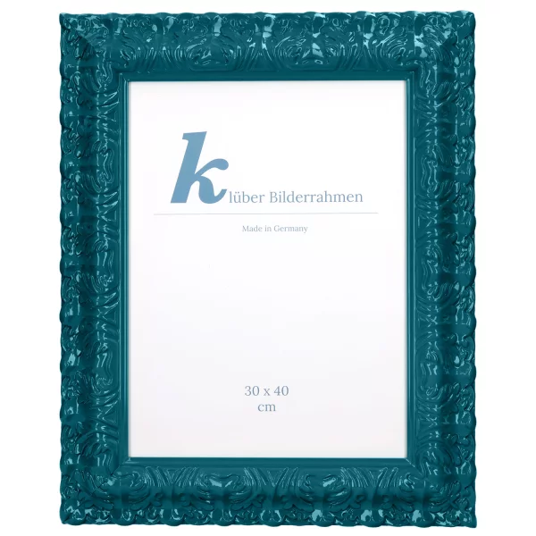 Barockrahmen Salamanca Color 50x60 cm | Ocean (116) | Normalglas (2 mm)