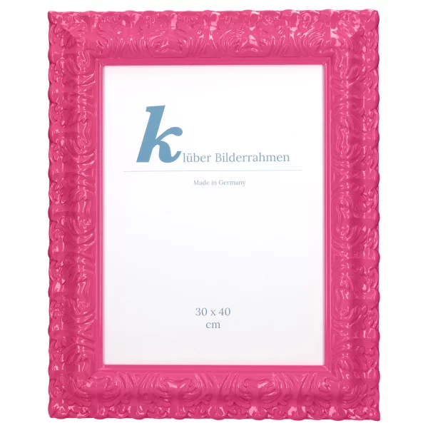 Barockrahmen Salamanca Color 70x100 cm | Pink (059) | Kunstglas (2 mm)