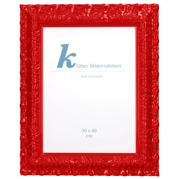Barockrahmen Salamanca Color 50x60 cm | Ruby (033) | Normalglas (2 mm)