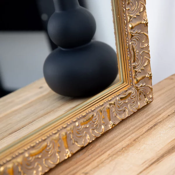 Wandspiegel Luanco nach Mass Gold | Antireflexglas mattiert (2 mm)