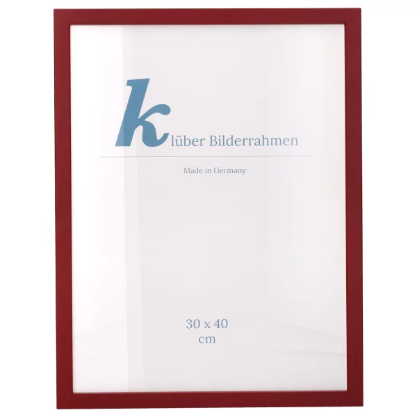 Cadre en bois Prisme 20x30 cm | bordeaux | verre standard (2 mm)