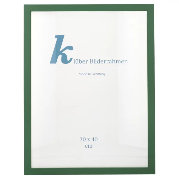 Cadre en bois Prisme 20x30 cm | vert foncé | verre standard (2 mm)