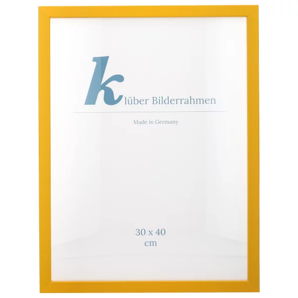 Cadre en bois Prisme 20x30 cm | jaune | verre standard (2 mm)